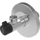 Broen Vinkelventil 1/2" X 3/8" Krom med Greb