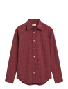 GANT Reg Micro Print Shirt - Red - XL