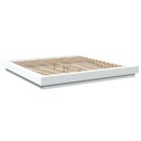  Sengeramme med LED-lys hvit 180x200 cm konstruert tre 8721102617157