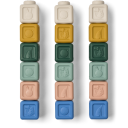 Liewood Veda 18-Pack Byggeklosser Strandblå Multi Mix