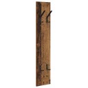  Vegghengt kleshenger Veggmontert Gammelt tre 20 x 1.5 x 100 cm