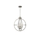 Lexie 30" Globe taklampa antik nickel