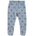 Joha Leggings m. Fot Ull Lyseblå m. Stjerner Joha 50 Leggings Ull
