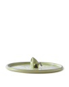 POLSPOTTEN Plate Diving Duck   Green   L40X W40X H9.5CM