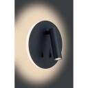 Antidark Circle Vegglampe Black