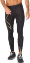 2xu Mcs Run Compression Tights Herre Black/Gold Reflective M