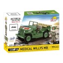 Cobi Historical Collection WWII Byggesett 130 Deler Medical Willys MB