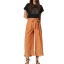 Twinset Dame Bukser Brun S,