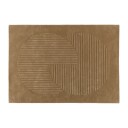 NJRD Levels ullteppe circles beige 170 x 240 cm
