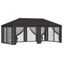  Teltduk med sidevegger Antrasitt 600,5 x 300,5 cm Polyester