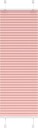  plisségardin Rosa 45x150 cm Stoff Bredde 44,4 Polyester