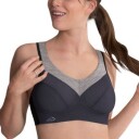 Anita BH Active Wool Sport Bra grå/Svart E 90 Dame