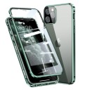 INCOVER iPhone 11 Pro 360⁰ Magnetisk Deksel med Glass Bak og Forside - Grønn