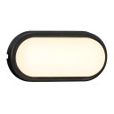 Nordlux - Cuba Bright Oval LED Utendørslampe Vegglampe Black