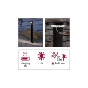 Paulmann - Ryse Hage Lampe Solcelle w/Sensor Anthracite