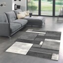 Gulvteppe   120x170 cm   Grå med mønster   Brilliance   Nordstrand Home