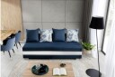 Karolez Sovesofa   Blå/Hvit