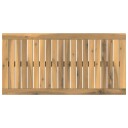 vidaXL Bordplate 80,5 x 40 x 2 cm Rektangulær Solid akasietre