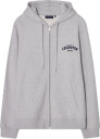 Lexington Clothing Organic Cotton Logo Zip Up Hoodie   Grey   M
