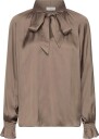 Rosemunde Rwmessina Ls Tie Blouse   WALNUT   36