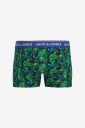 Jack & Jones Plus Boksershorts jacCody Floral Trunks 3 pakning Blå