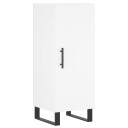 vidaXL Skjenk hvit 34,5x34x90 cm konstruert tre
