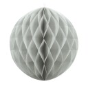 Lys Grå Honeycomb Ball VELG STØRRELSE 10 40 cm