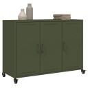  Skjenk olivengrønn 100,5x39x72 cm kaldvalset stål 8721102635670