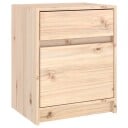 vidaXL Nattbord 40x31x50 cm heltre furu