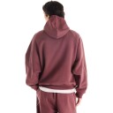 New Balance Trackside Fleece Hoodie   CHERRY LEATHER   XL