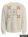 Jack & Jones Junior Bleecker Sweat Crew Neck Antique White (152 / 12 år)