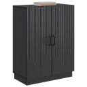  Serviesskap Svart 66 x 34,5 x 87 cm Konstruert tre