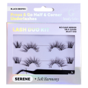 Press & Go Half & Corner Underlashes Serene Black & Brown