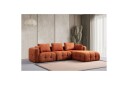 Yvara Sofa med Divan 4 sits   Oransje