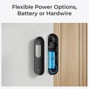 Reolink 4MP Smart Ringeklokke med Kamera og WiFi - Batteridrevet Svart