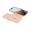 Dbramante1928 Lynge MagSafe lommebokdeksel for iPhone 17 Pro Max Rosa Sand
