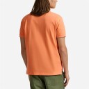 Custom Slim Fit Mesh Polo Shirt - Classic Peach