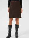 Kaffe Kavery Pocket Skirt - Brown - 42