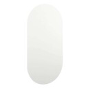 vidaXL Speil med LED-lys 80x40 cm glass oval