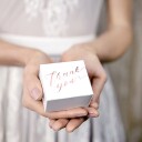 Partydeco Gaveesker Thank You Hvit 10-pakning PUDP35-008-019R