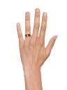 Maria Black Saddle Ring Ring Gull 50