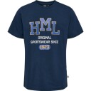 Hummel Lucas T Shirt S/S Dress Blues (134 / 9 år)