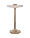 Aran oppladbar bordlampe antikk messing