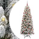  Kunstig juletre Hvit 73 x 73 x 180 cm PVC plast stål og PE