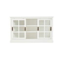 Seethrough skap classic white