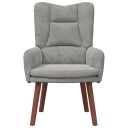  Avslappende stol Lysegrå 63 x 67 x 94 cm Fløyel
