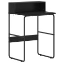 vidaXL Skrivebord med lagring Svart eik 60 x 50 x 91 cm