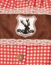 Brun Lederhosen Oktoberfestkostyme til Dame