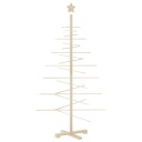 vidaXL Juletre av tre til pynt 150 cm heltre furu