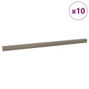  Trappeneser 10 pcs champagne 67 x 3 x 2 cm Aluminium